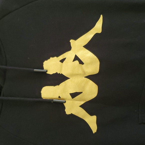 Kappa Hoodie Sweatshirt in black Size Small - Picture 5 of 8